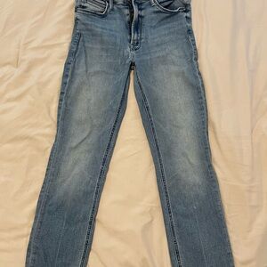 MOTHER Women's Straight Leg Jeans - Blue